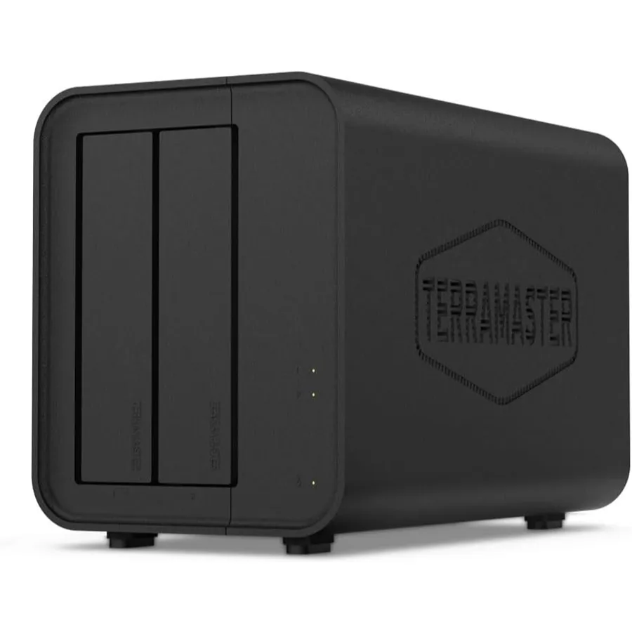 TERRAMASTER D2-320 - Caja RAID de 2 bahías USB 3.2 Gen 2 de 10 Gbps (sin discos)