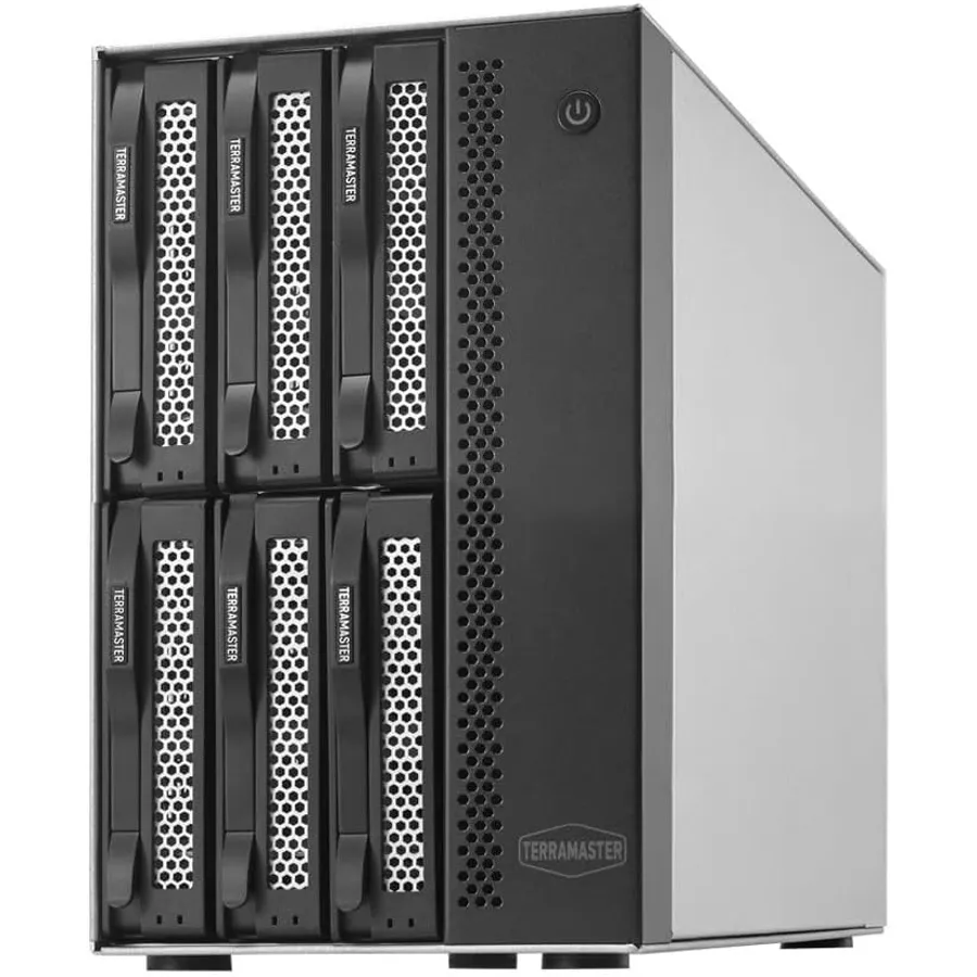 TERRAMASTER D6-320 - Caja para discos duros de 6 bahías USB 3.2 Gen 2 de 10 Gbps (sin discos)