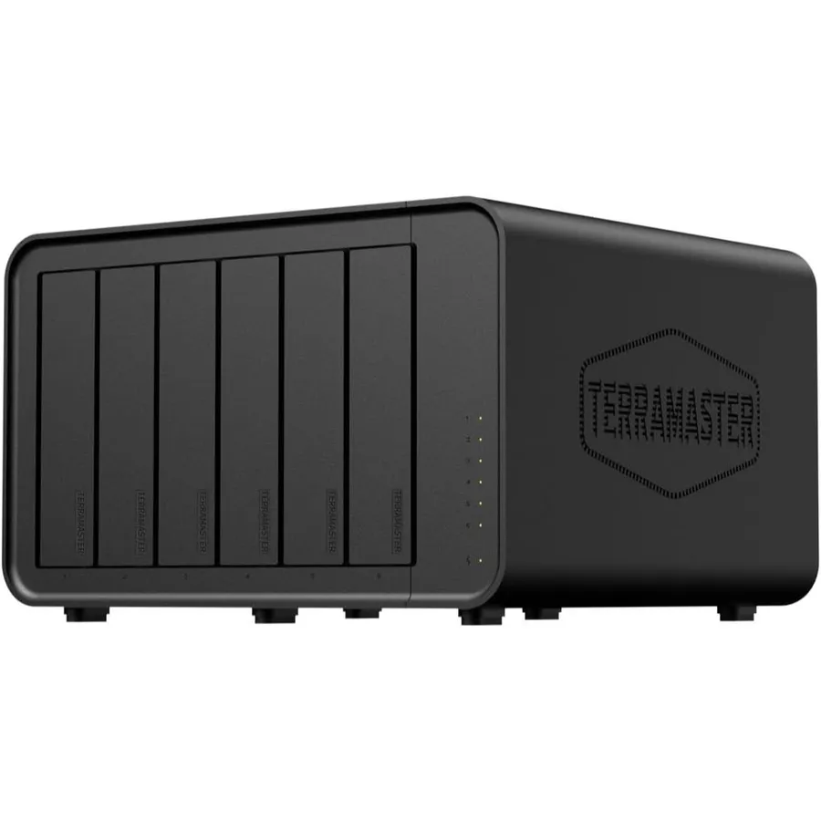 TERRAMASTER F6-424 - NAS de 6 bahías N95, 8 GB DDR5 y doble 2,5GbE (sin discos)