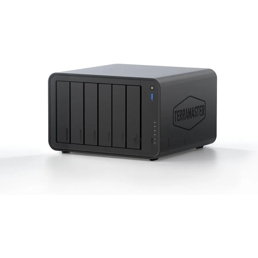 TERRAMASTER F6-425 Pro - NAS de 6 bahías Core i3-1315U, 8 GB DDR5 y doble 10GbE (sin discos)